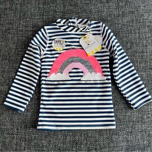 NWT Shade Critters Flippy Sequin Rash Guard Size 3T